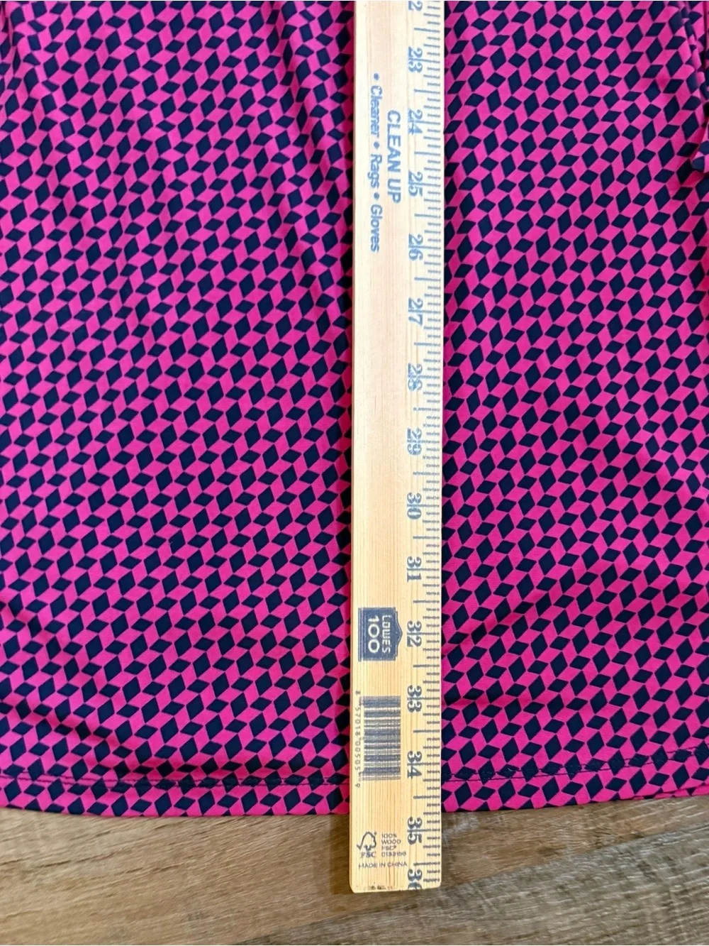 Michael Kors Geometric Wrap Midi Dress Size Medium